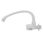 Imagen de CANILLA COCINA BLANCA PLASTICA BAJA DE PARED 1/2-3/4" ORBE